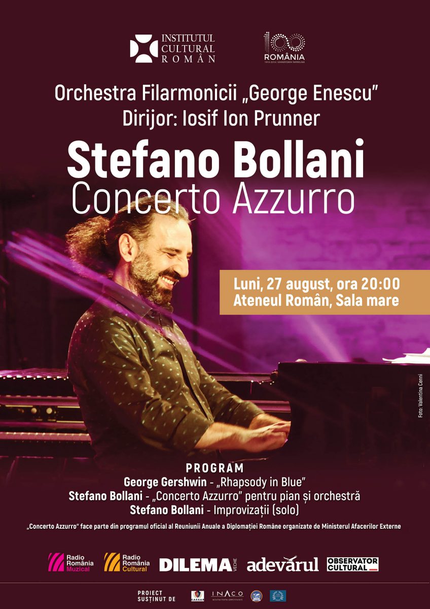 „Concerto Azzurro“ de Stefano Bollani, concert la Ateneul Român